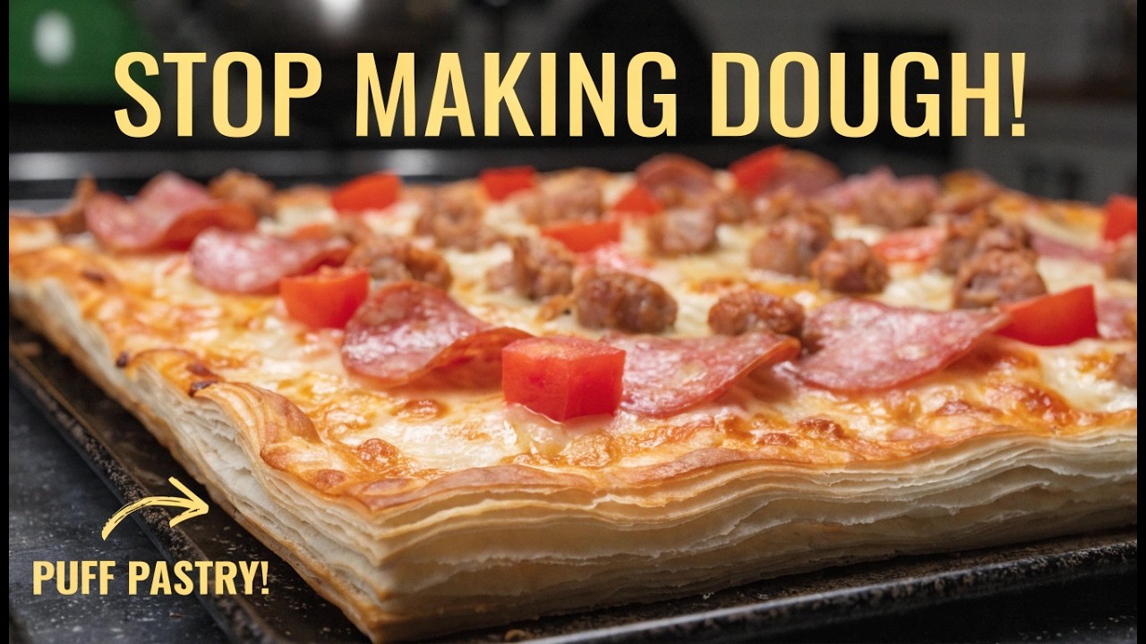 Stop Making Pizza Dough! 🛑 Try THIS 20-Minute Hack!