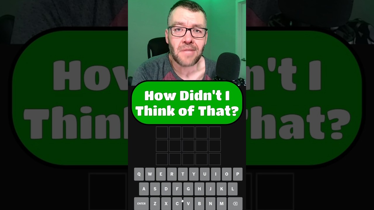 How Didn't I See That? - Wordle - Tuesday 04/07/26