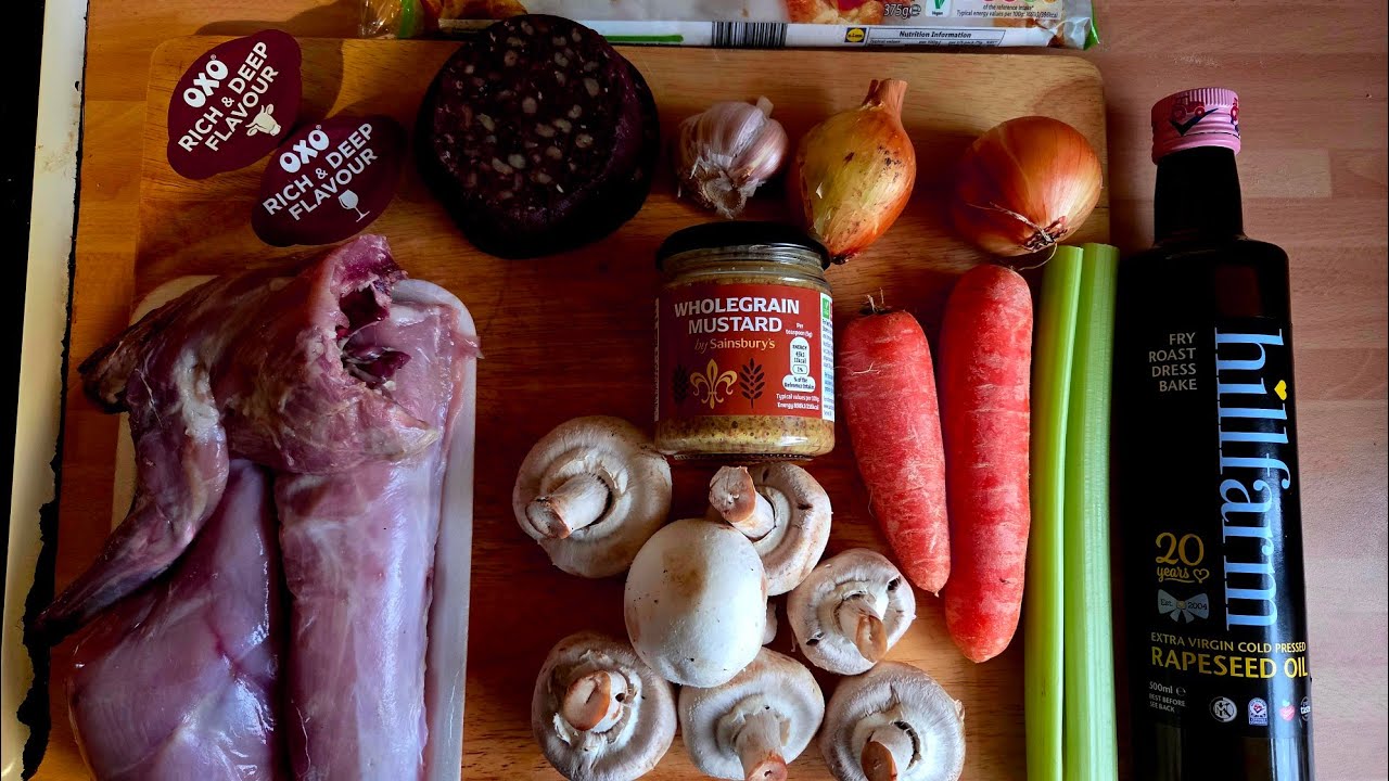 Rabbit and Black Pudding Pie - A Proper Game Pie
