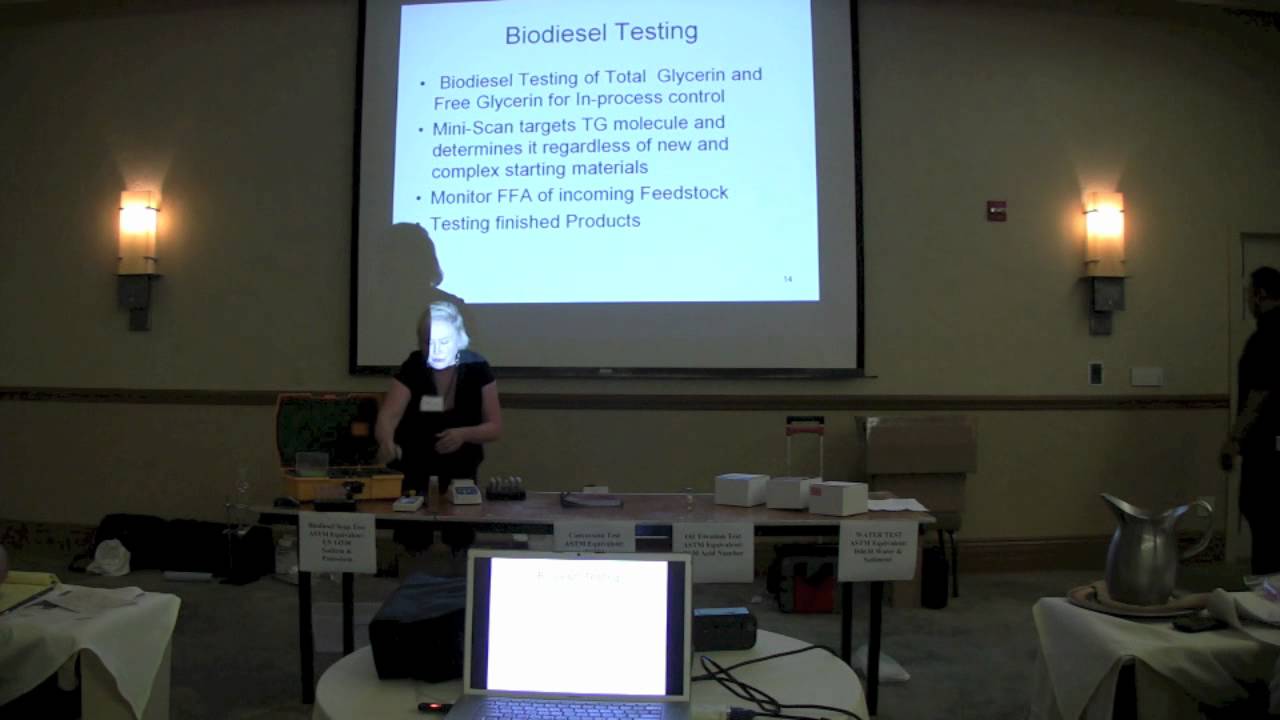 Biodiesel Testing With A Mini-Scan Tester - Virginia Gordon - CBC 2012