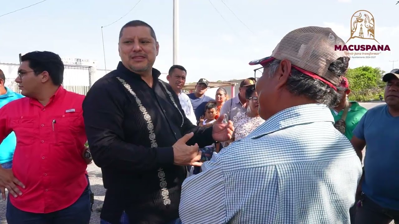Contin&uacute;an las obras en Macuspana.