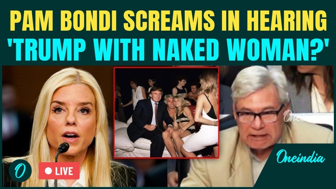 Pam Bondi FIRED LIVE: Bondi Screams In Senate Hearing | Trump With Half-Naked Women? | Epstein Files