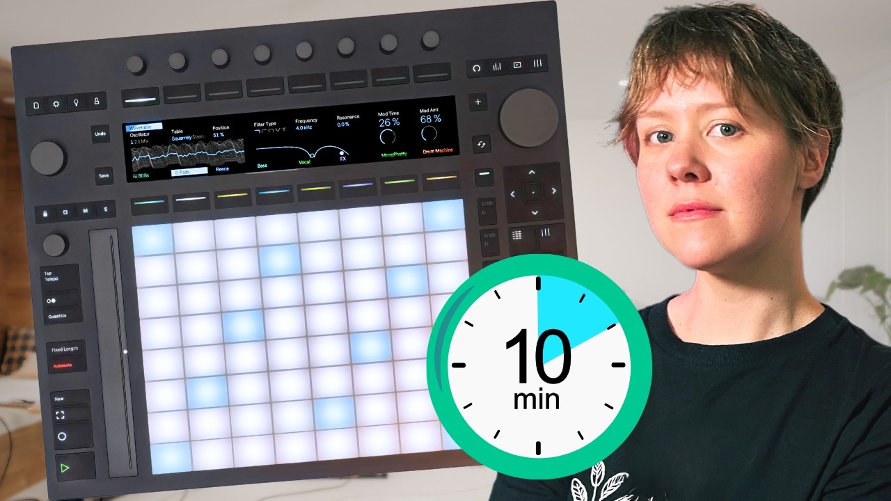 I Made This Track in 10 Minutes And I Actually Like It | Learn Ableton Push