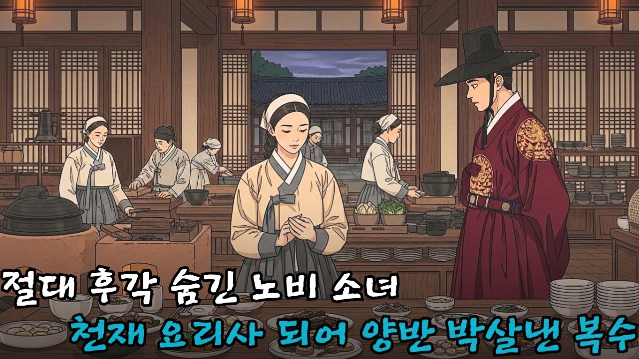 절대 후각의 노비 소녀가 숨긴 소름돋는 큰 그림! 천재 요리사이자 조선 최고 거상이 되어 양반들을 짓밟은 통쾌한 복수극 #야담 #옛날이야기 #수면동화 #권선징악 #요리사 #감동실화
