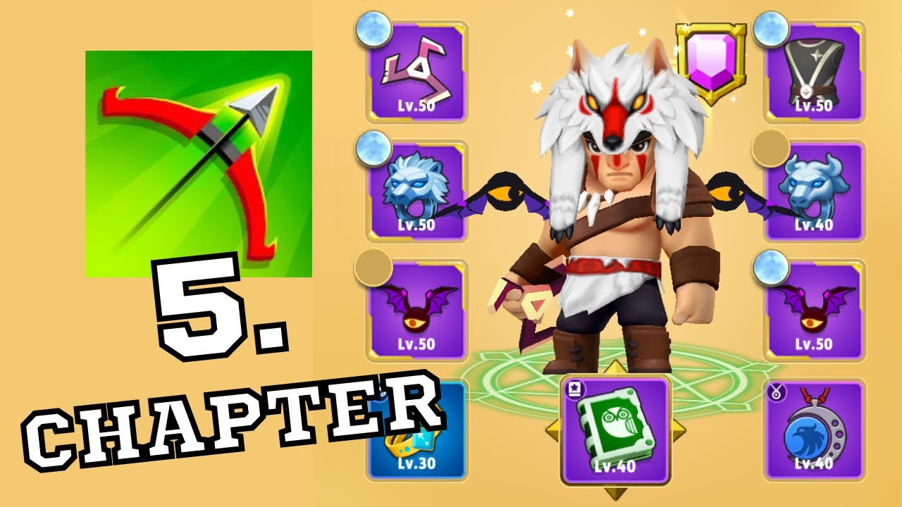 Easy Chapter - Archero 🏹 Gameplay Walkthrough |Chapter 5. Lost Castle|