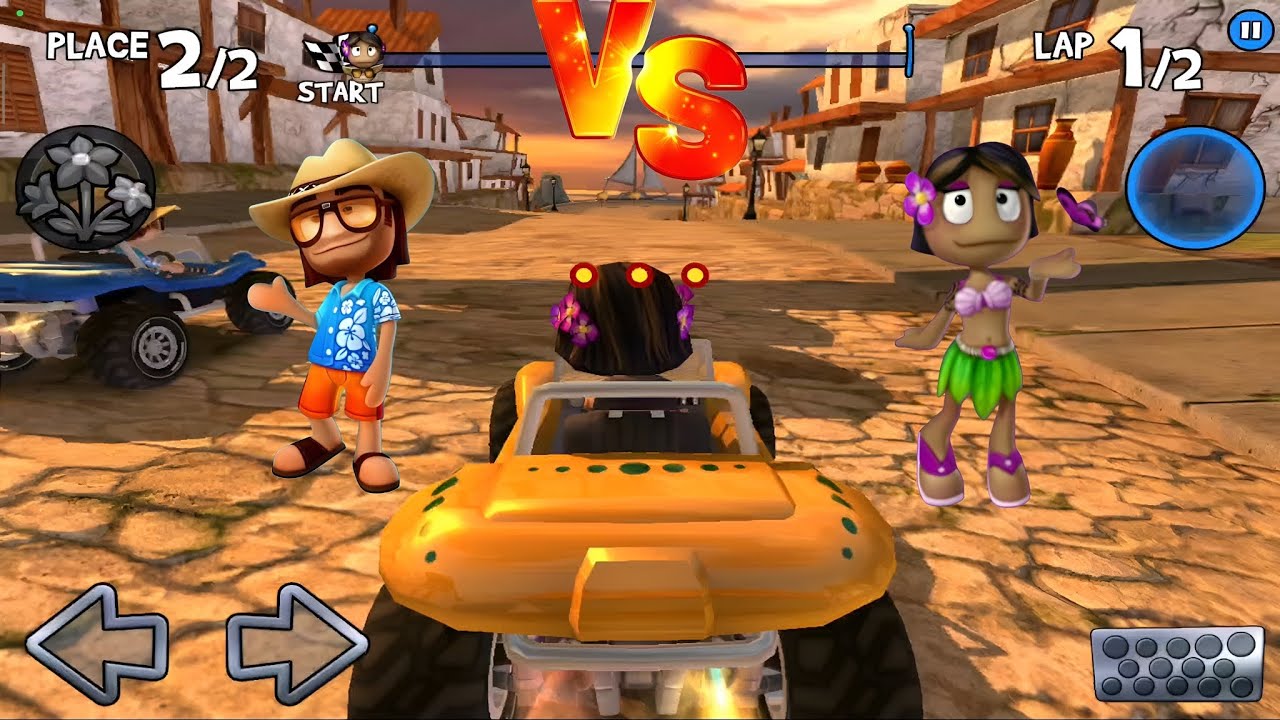Leilani Boss Beach Bro easily defeated BB Racing | Beach Buggy Racing 
