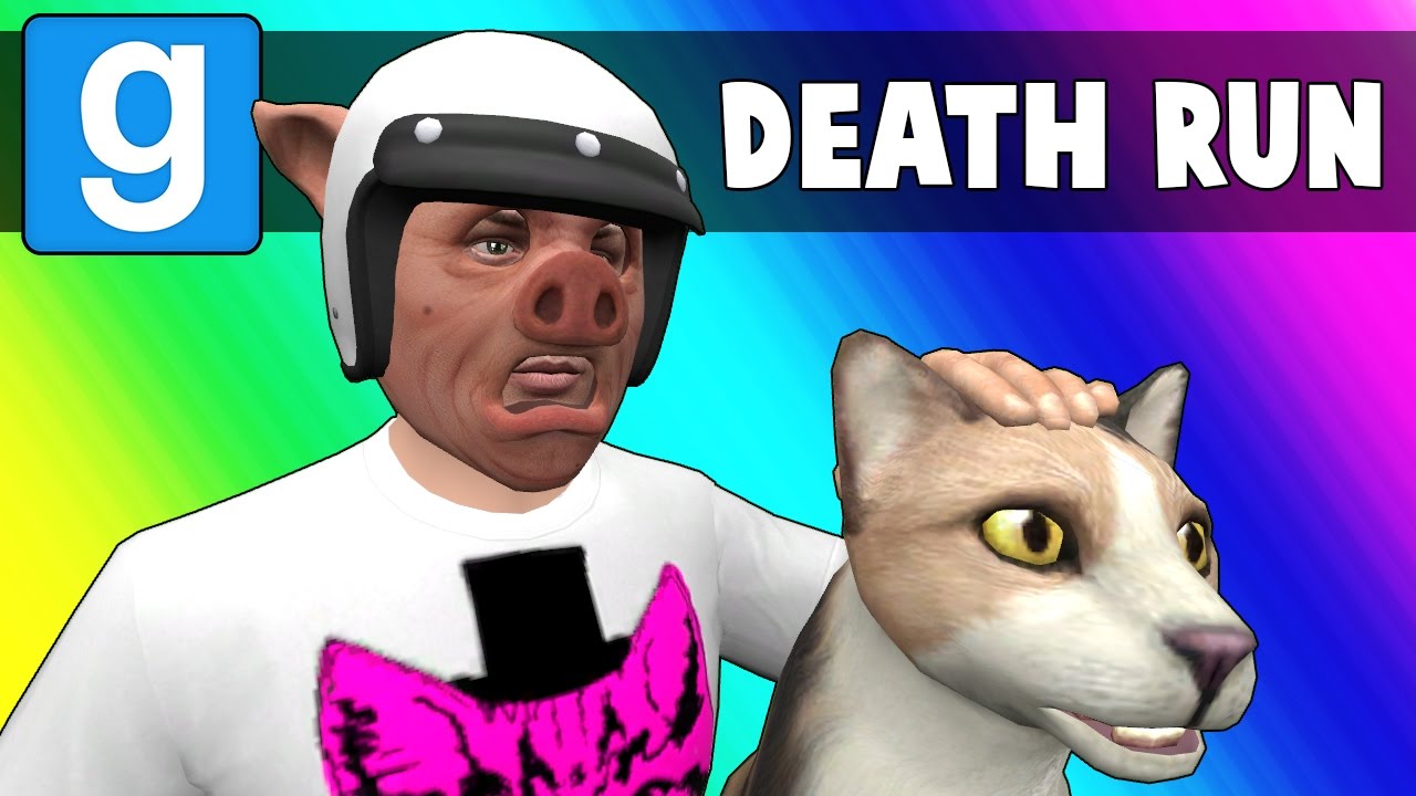 Gmod Deathrun Funny Moments - CAT FIGHT! (Garry's Mod)