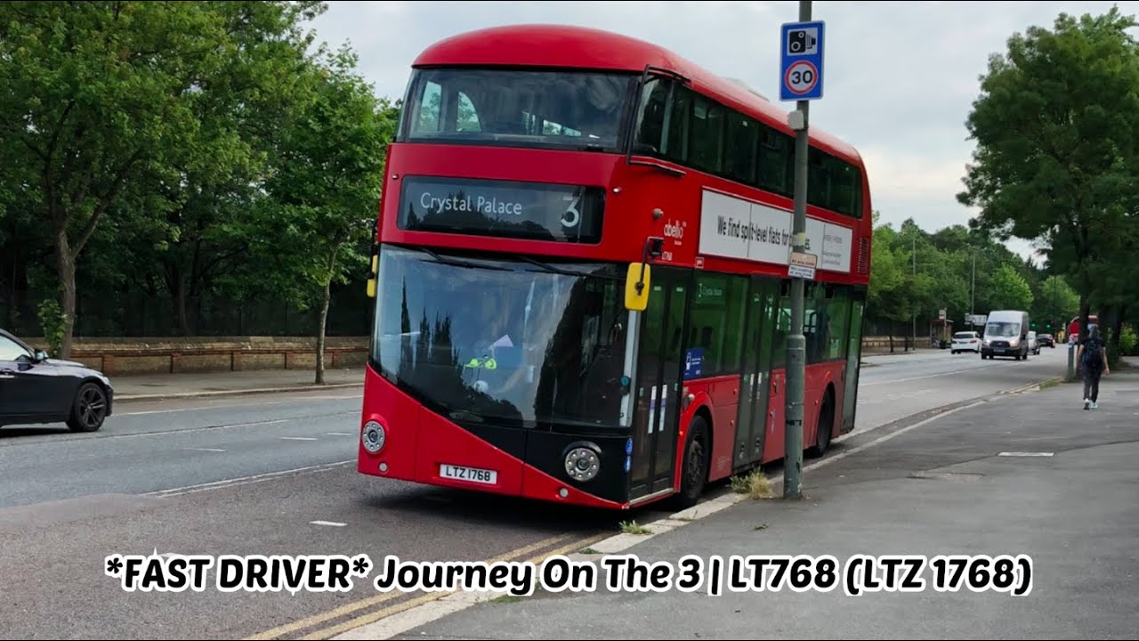 *FAST DRIVER* Journey On The 3 | LT768 (LTZ 1768) | Wright New Routemaster