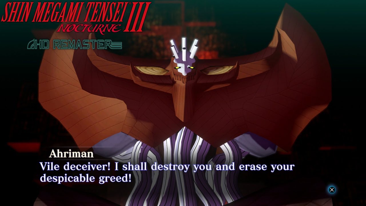 Shin Megami Tensei 3 Nocturne HD Remaster - Boss Ahriman