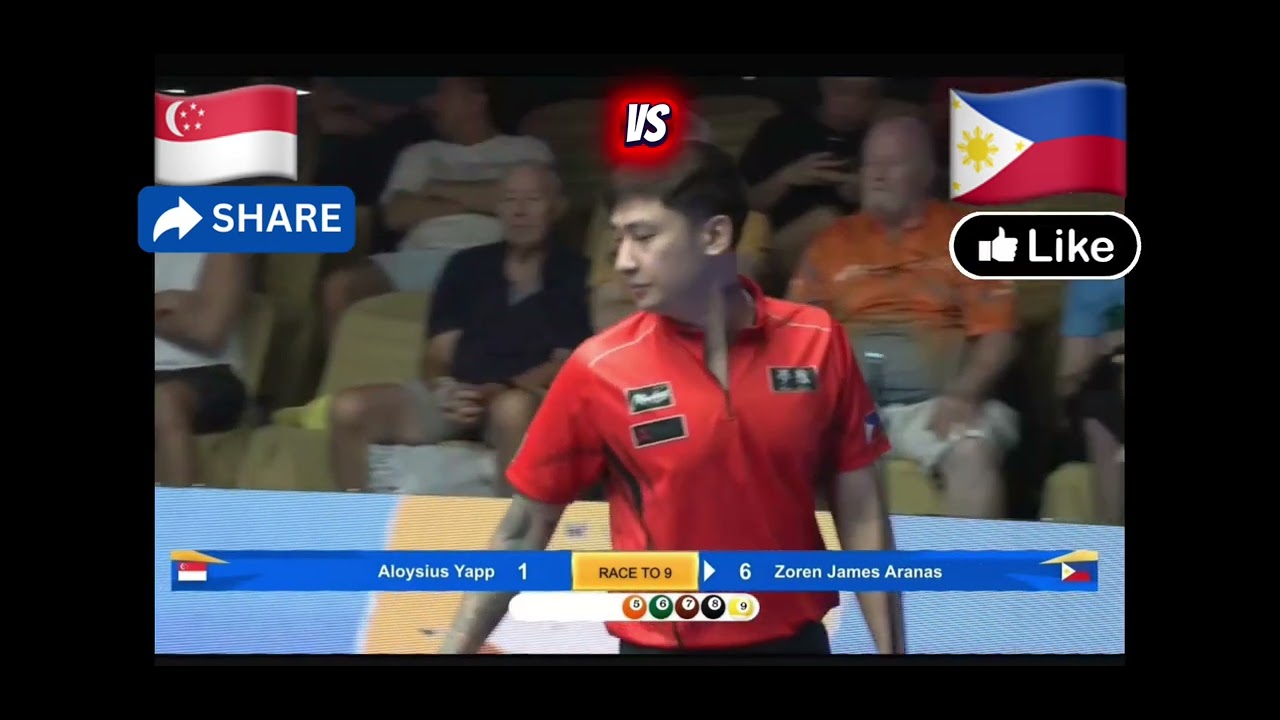 Singapore 🆚 Philippines pattaya open @BilliardsPH  