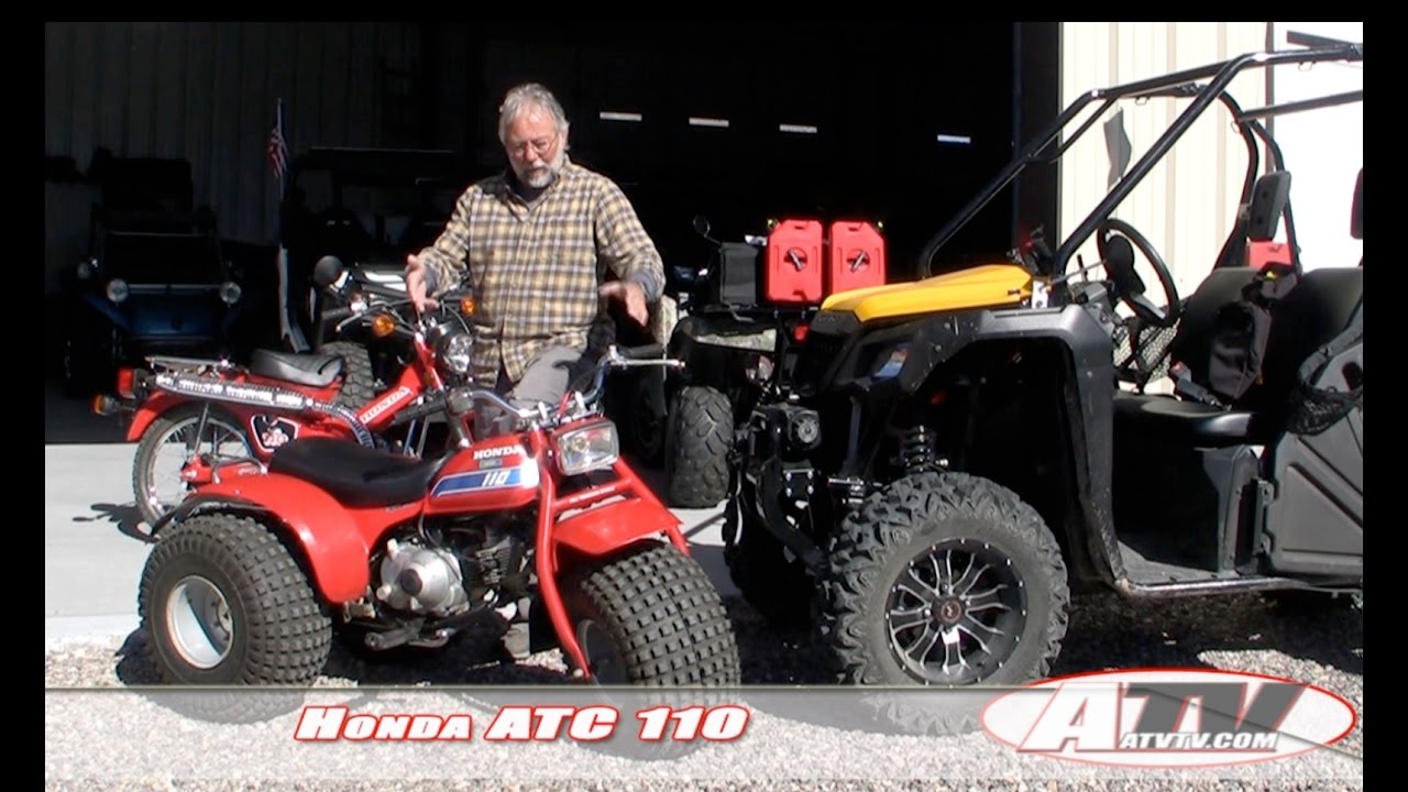 Тест квадроциклов на низких и медленных оборотах - Honda ATC 110. Прадедушка моды на квадроциклы.