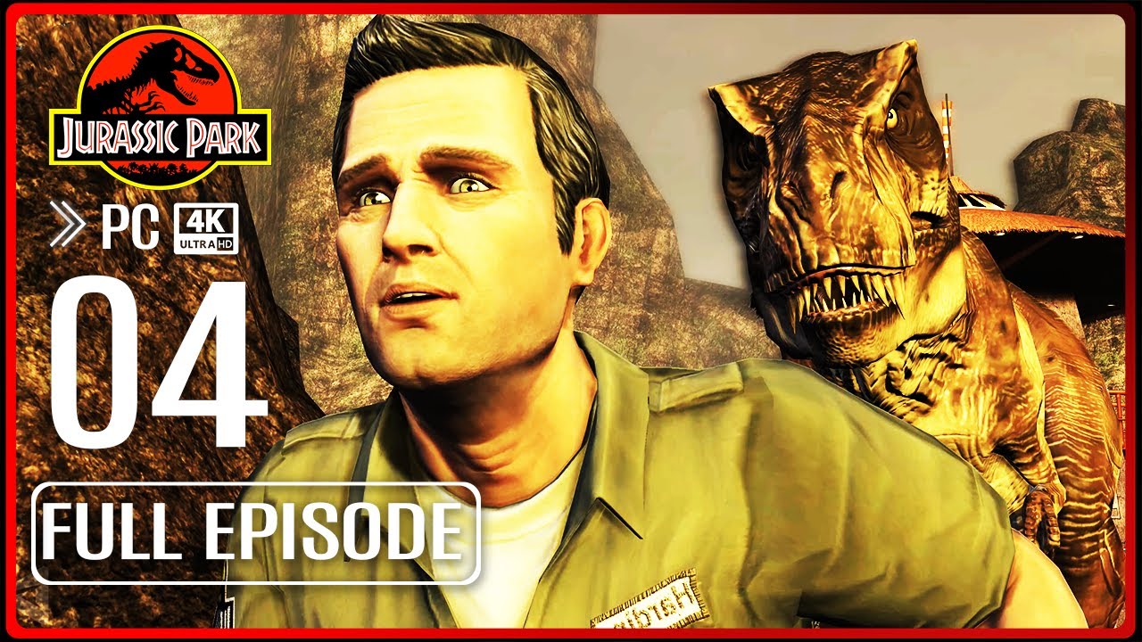 JURASSIC PARK Full Episode 4 (The Survivors) All Cutscenes 4K 60FPS Ultra HD