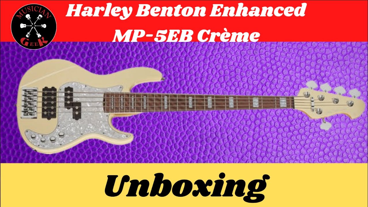 Harley Benton Enhanced MP 5EB Crème Unboxing