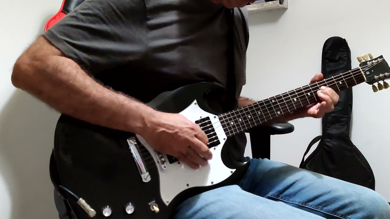 LICK IT UP Kiss (ROCK GUITAR COVER ) JAMOVA Gibson SG .