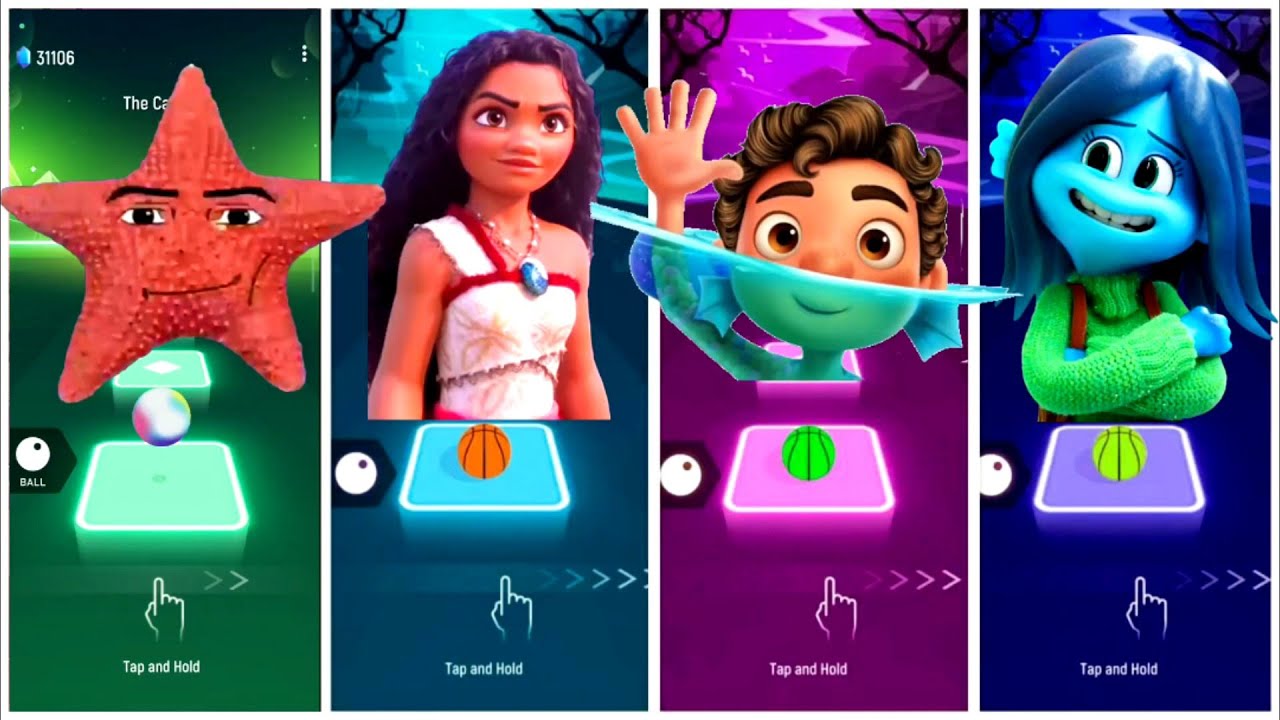 Oceanic Gegagedigedagedago vs Moana 2 vs Luca vs Ruby Gillman