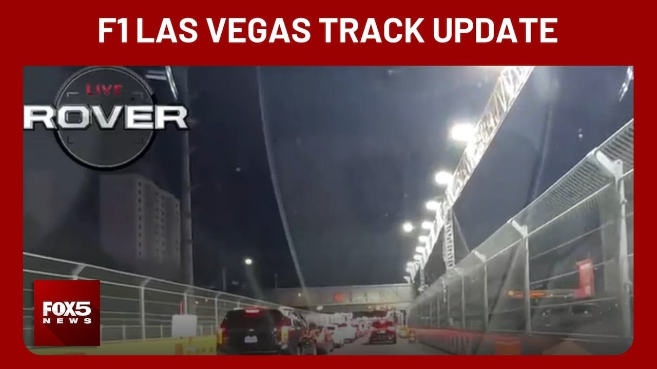 F1 track preparation nears completion ahead of Las Vegas Grand Prix
