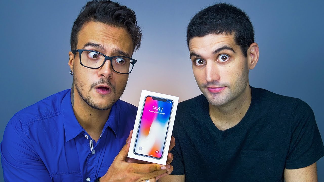 iPhone X, vale a pena ser TÃO CARO? - Unboxing iPhone X