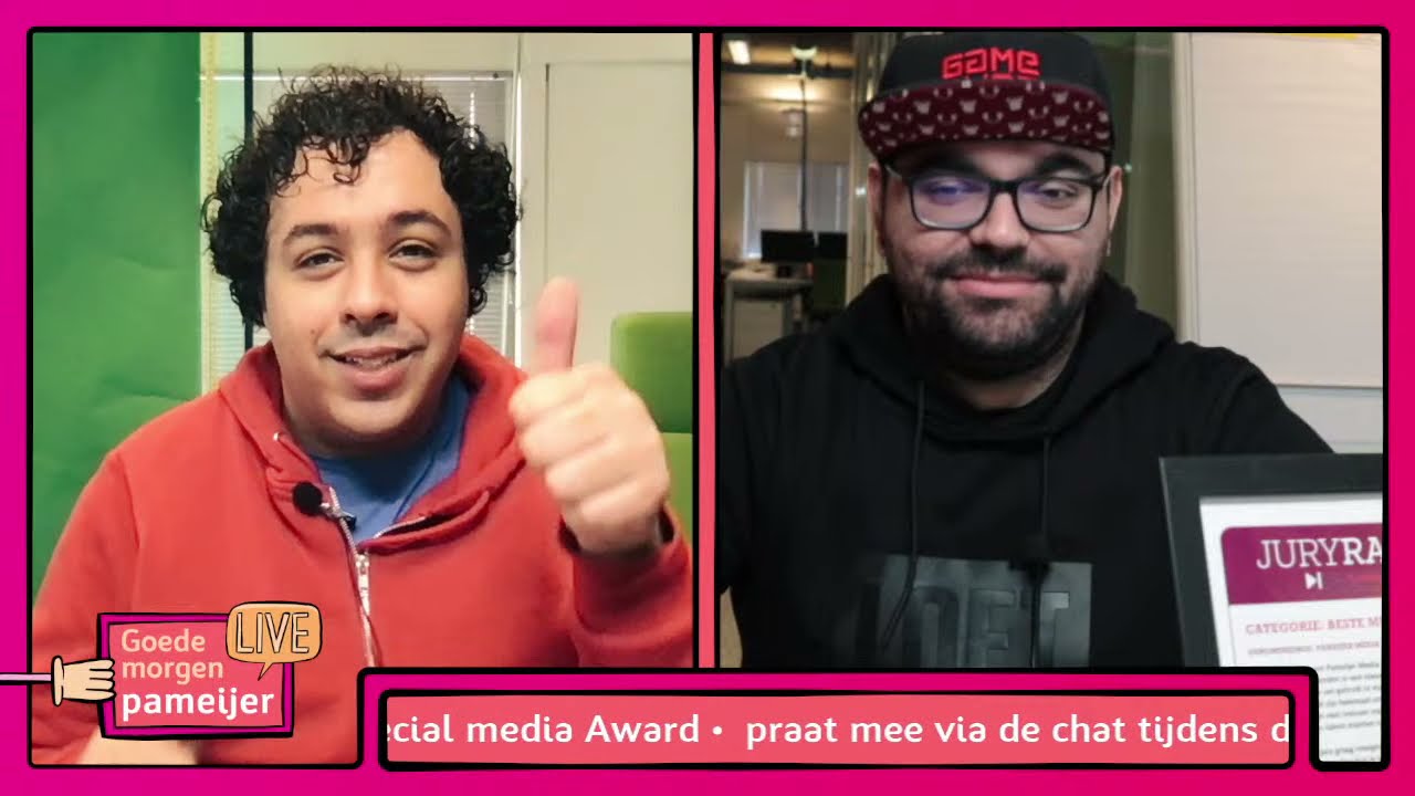 Goedemorgen Pameijer over de Special Media Awards 2021 #141