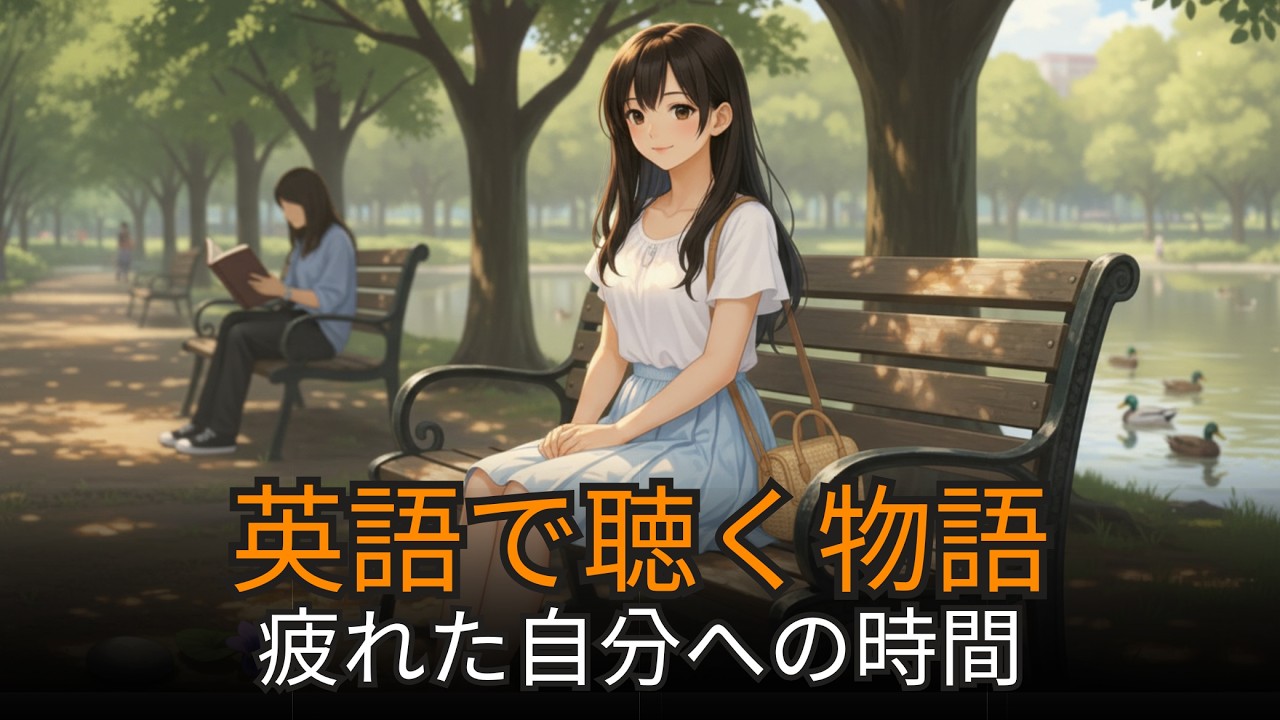 英語リスニング練習｜初心者のための英語物語：疲れた自分への時間 🔥