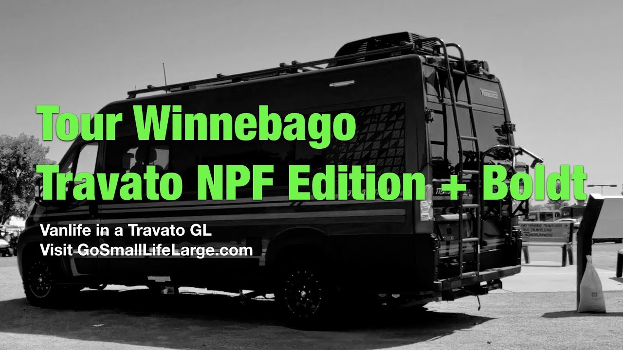 SEE Winnebago BOLDT & NPF Edition TRAVATO with Chris Beinert  |  Vanlife in a Travato GL