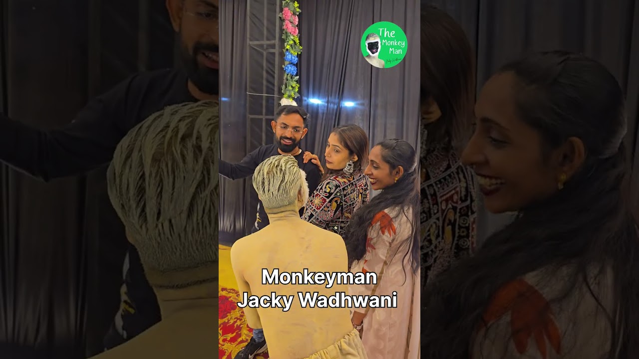 Monkeyman Jacky Wadhvani #comedy #facebook #gujarat #monkeylove #india #instagram 