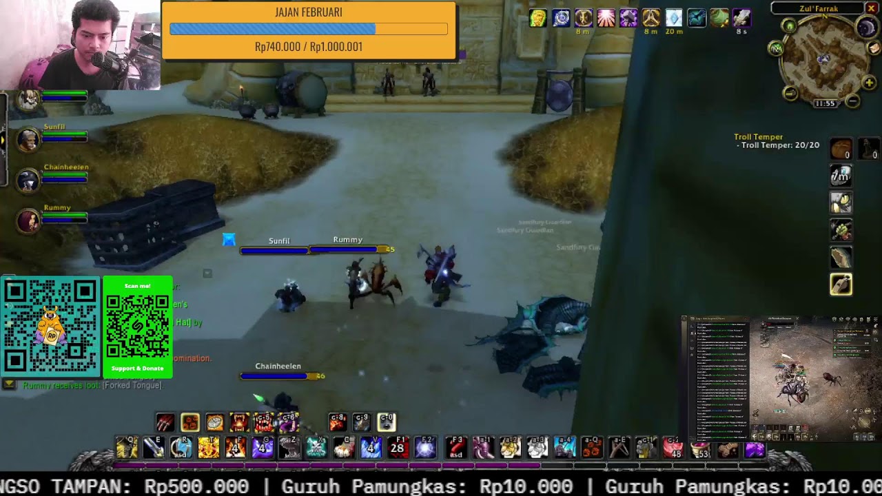 LIVE : Masih wow anniv hunterl v 43