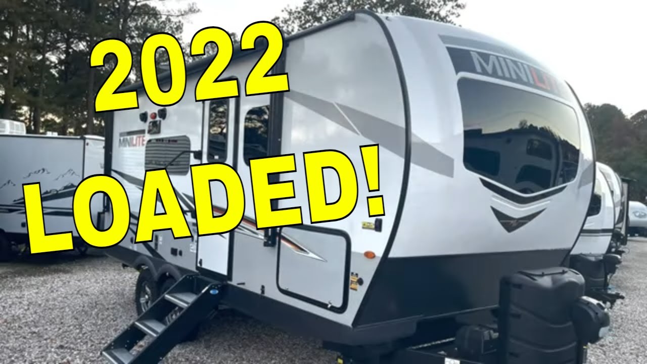 New 2022 ROCKWOOD 2104S Mini Lite Forest River Travel Trailer Dodd RV Show Tour Solar Murphy Bed