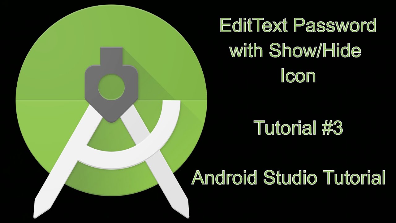 EditText Password with Show and Hide icon