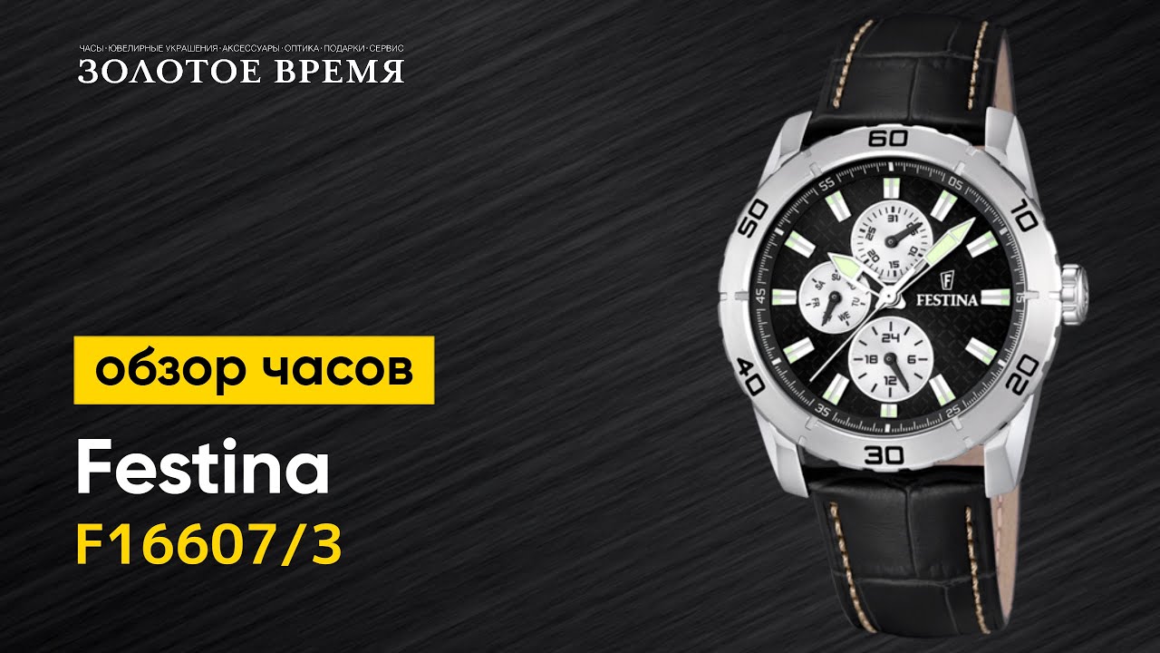 Часы наручные мужские Festina Multifuncion F16607/3