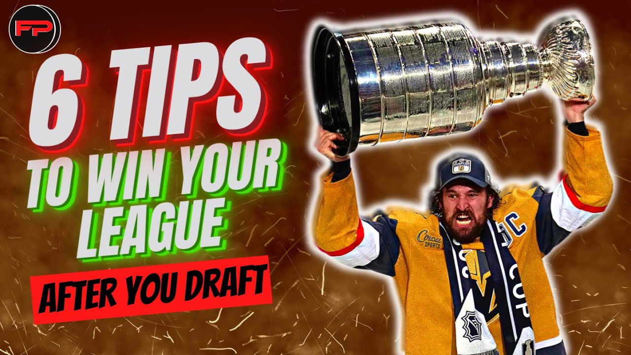 6 TIPS that will WIN YOUR LEAGUE | Fantasy Hockey 2023/24