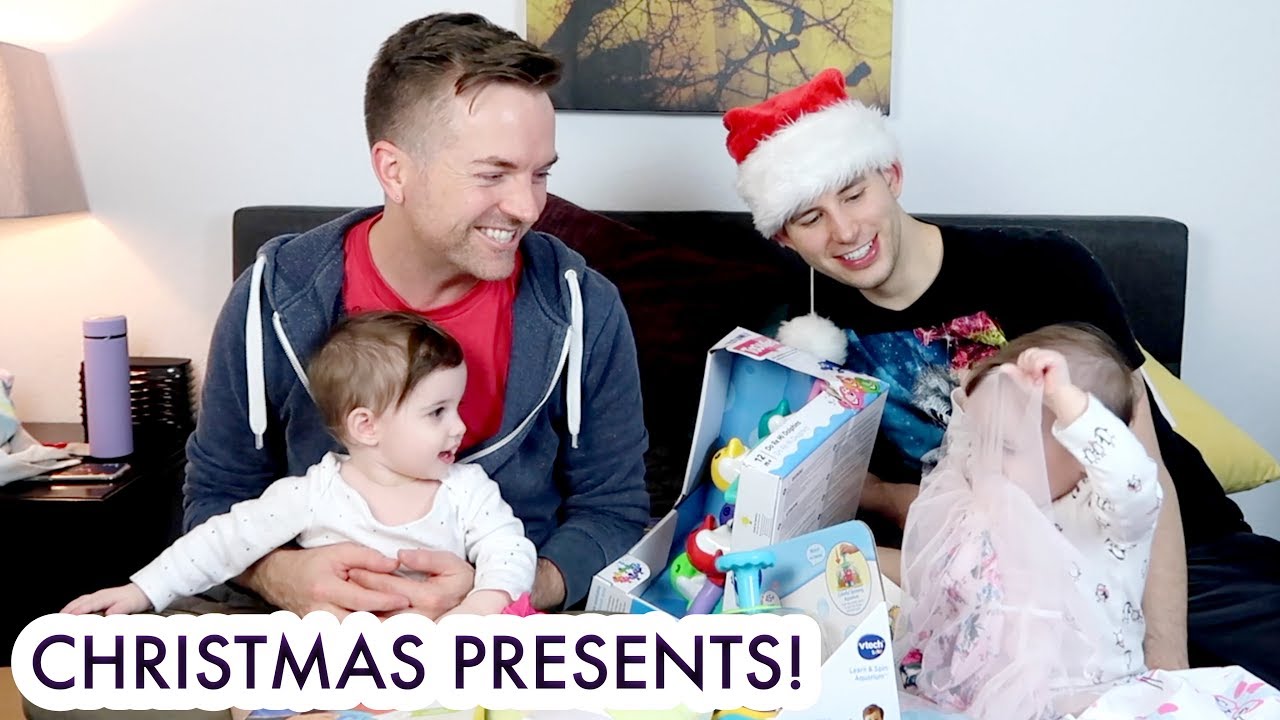 McFamily Holiday Haul - Opening Presents for our Twin Baby Girls! /// McHusbands