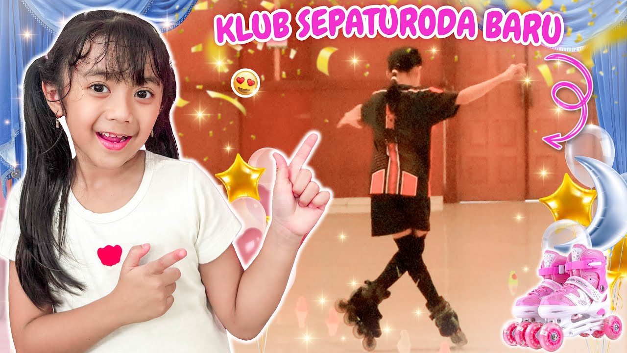SAMANTHA MAIN SEPATU RODA DI CLUB BARU JOGJA BARENG TEMAN INLINE SKATE VIRAL