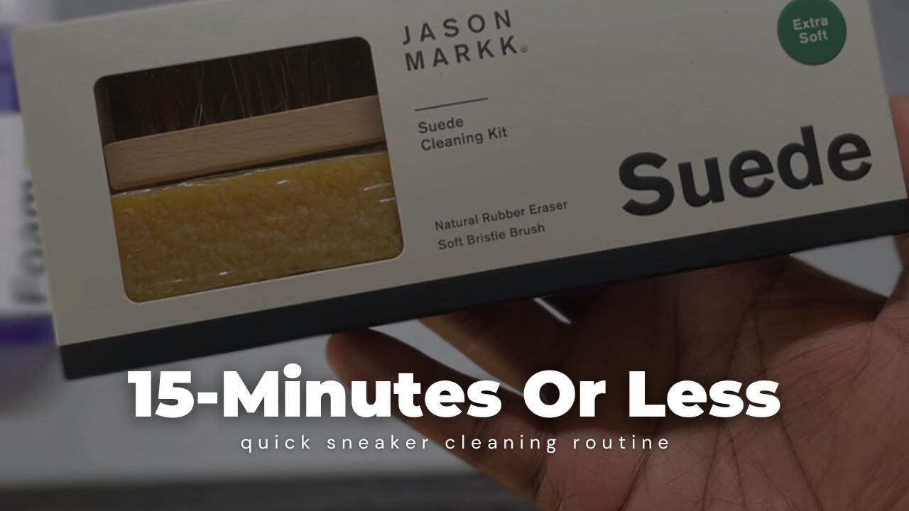 How To Clean Your Suede Sneakers In 15-Minutes Or Less