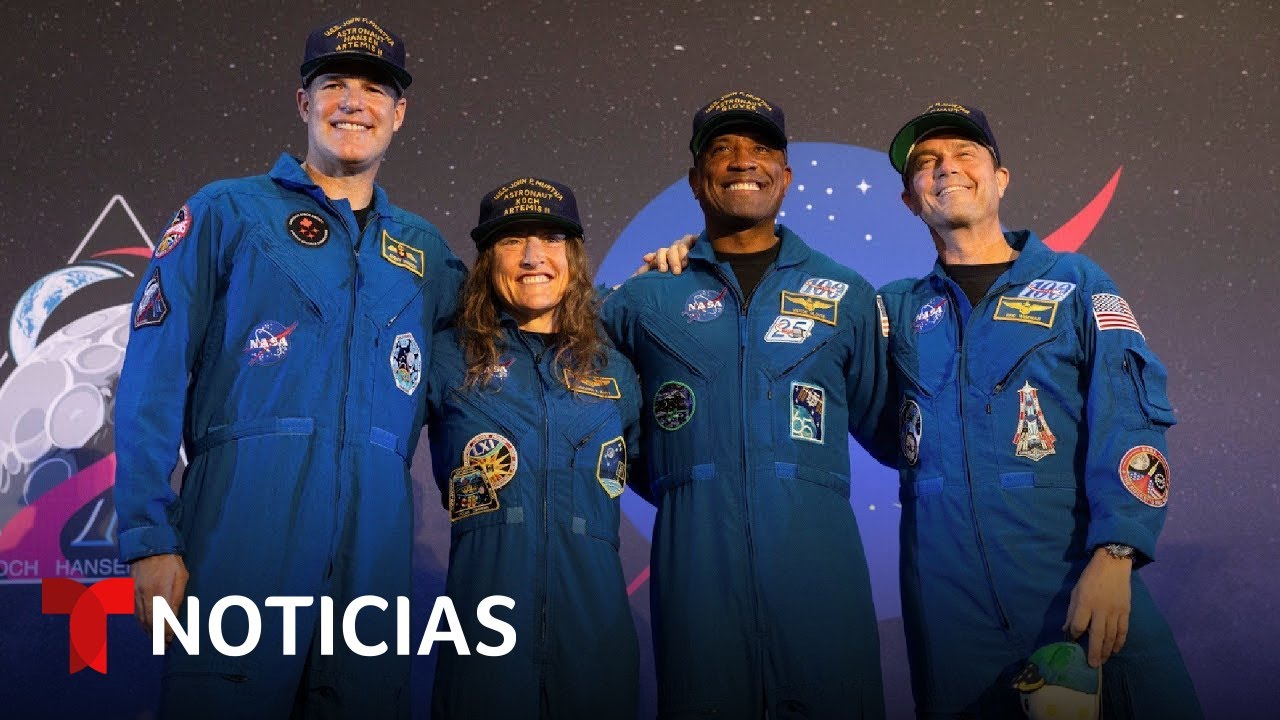 Miembros de Artemis II dieron su primera conferencia de prensa tras su regreso | Noticias Telemundo