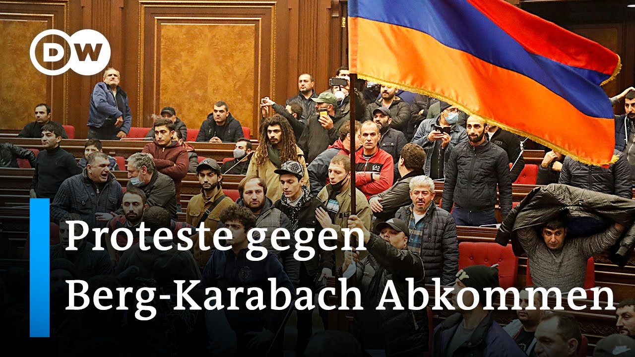 Berg-Karabach: Proteste gegen Abkommen zwischen Armenien und Aserbaidschan | DW Nachrichten