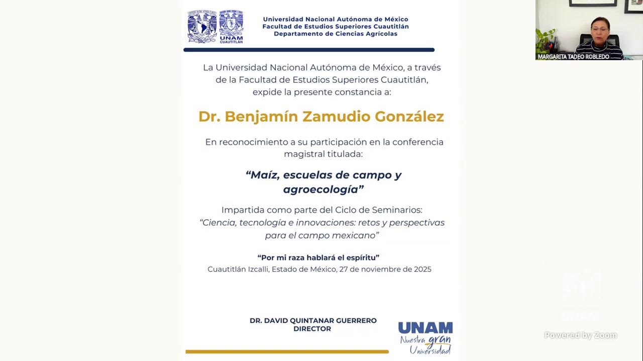 Seminarios 2025: Ciencia, tecnología e innovaciones: retos y perspectivas para el campo mexicano 5
