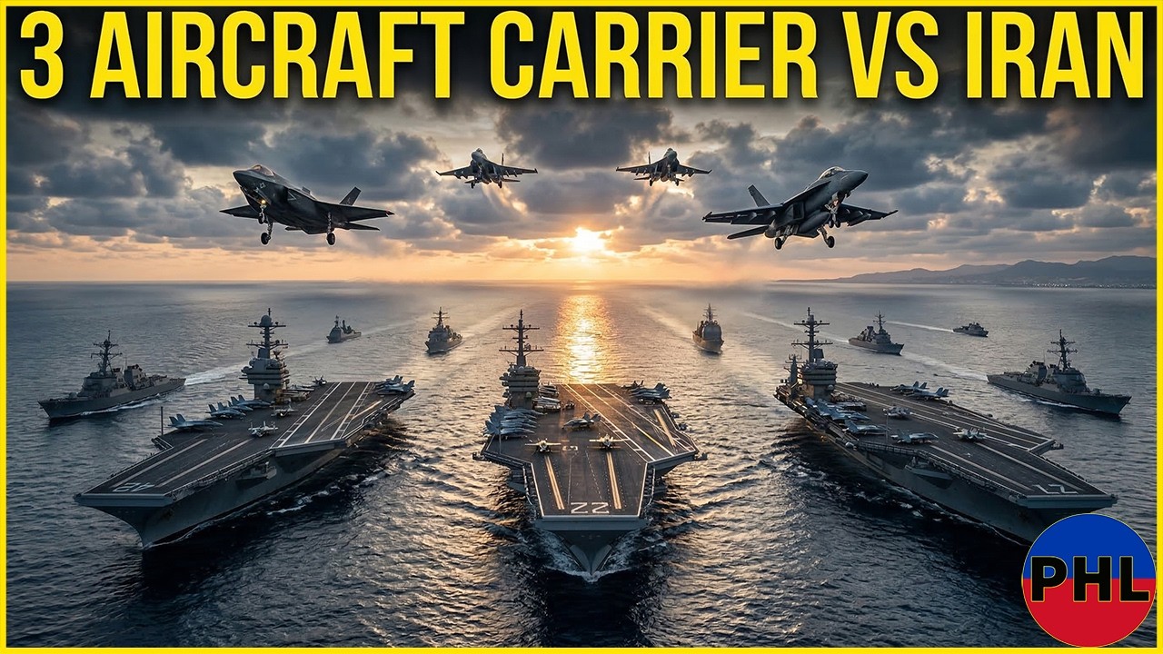 Nabigla ang Iran! 3 US Super Carriers Biglang Kumubkob sa Mediterranean!