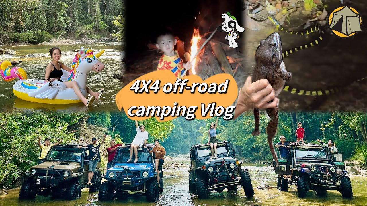 4x4 Off-Road Camping Adventure Vlog - 3D2N Padang Kubu Terengganu Malaysia 3天2夜越野露营之旅