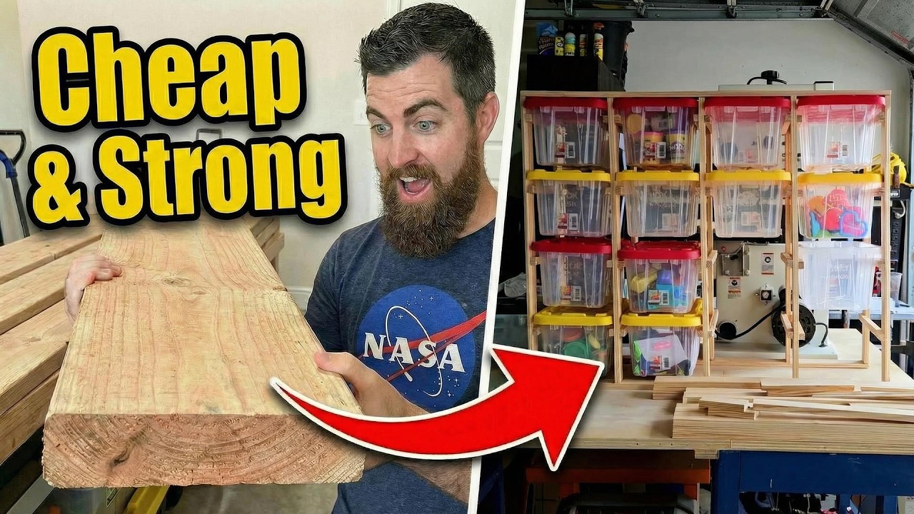 Stop buying 1x2s! Rip 2x10s for stronger DIY shelves