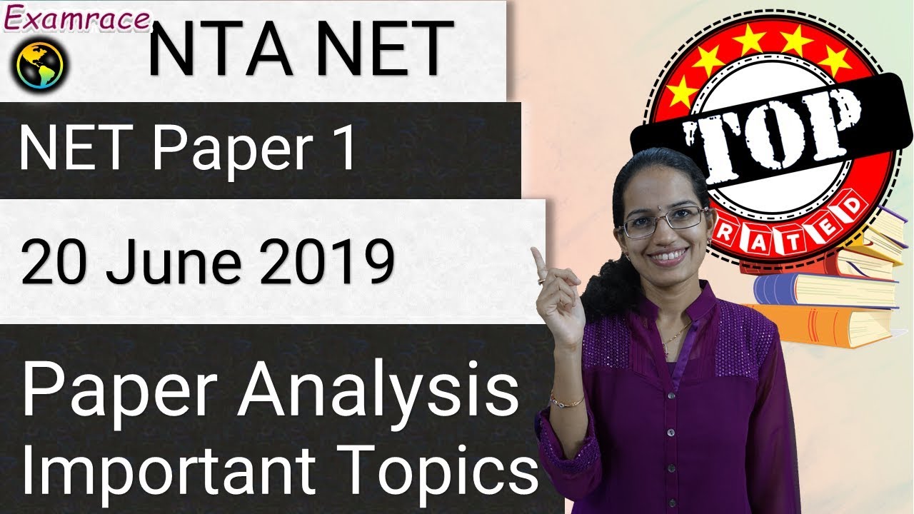 NTA NET Paper 1 Analysis (20th June 2019) - Topics & Questions| Most Important! Don't Miss!