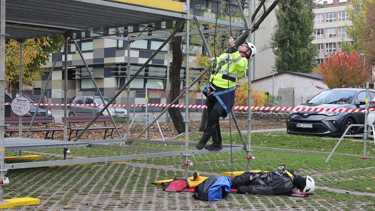 Trójkąt (chusta) ratownicza w akcji