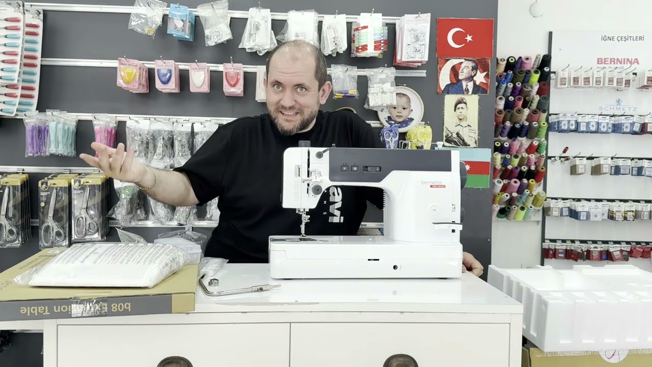 Ev Tipi Sanayi Düz Dikiş Makinesi Bernette B08
