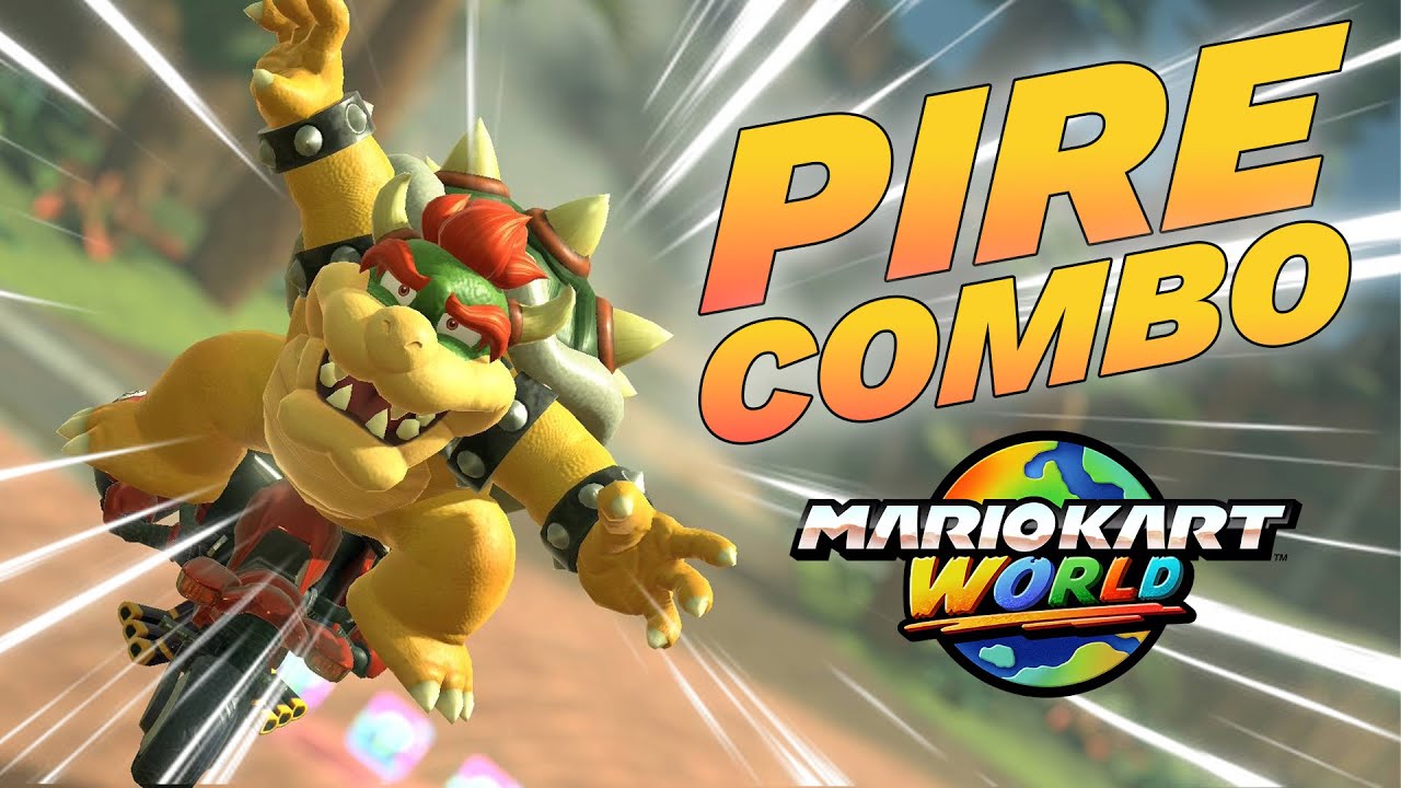 GAGNER AVEC LE PIRE COMBO DE MARIO KART WORLD ? (c'est incontrôlable)