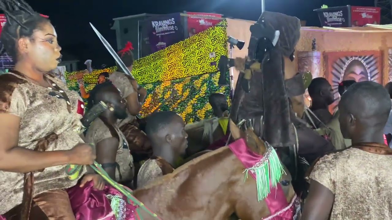 GRAND ENTRANCE OF IYABO OJO AT LABAKE OLODODO MOVIE PREMIERE