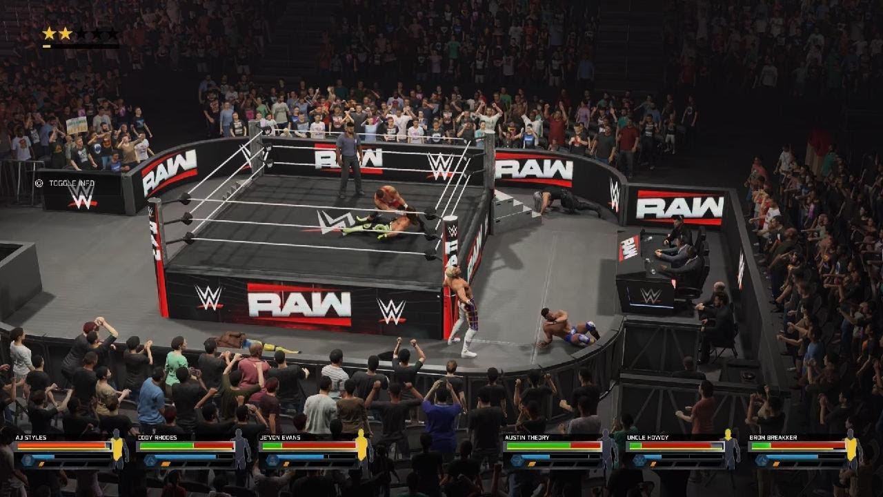 Howdy vs Evans vs Styles vs Rhodes vs Theory vs Breakker royal rumble qual