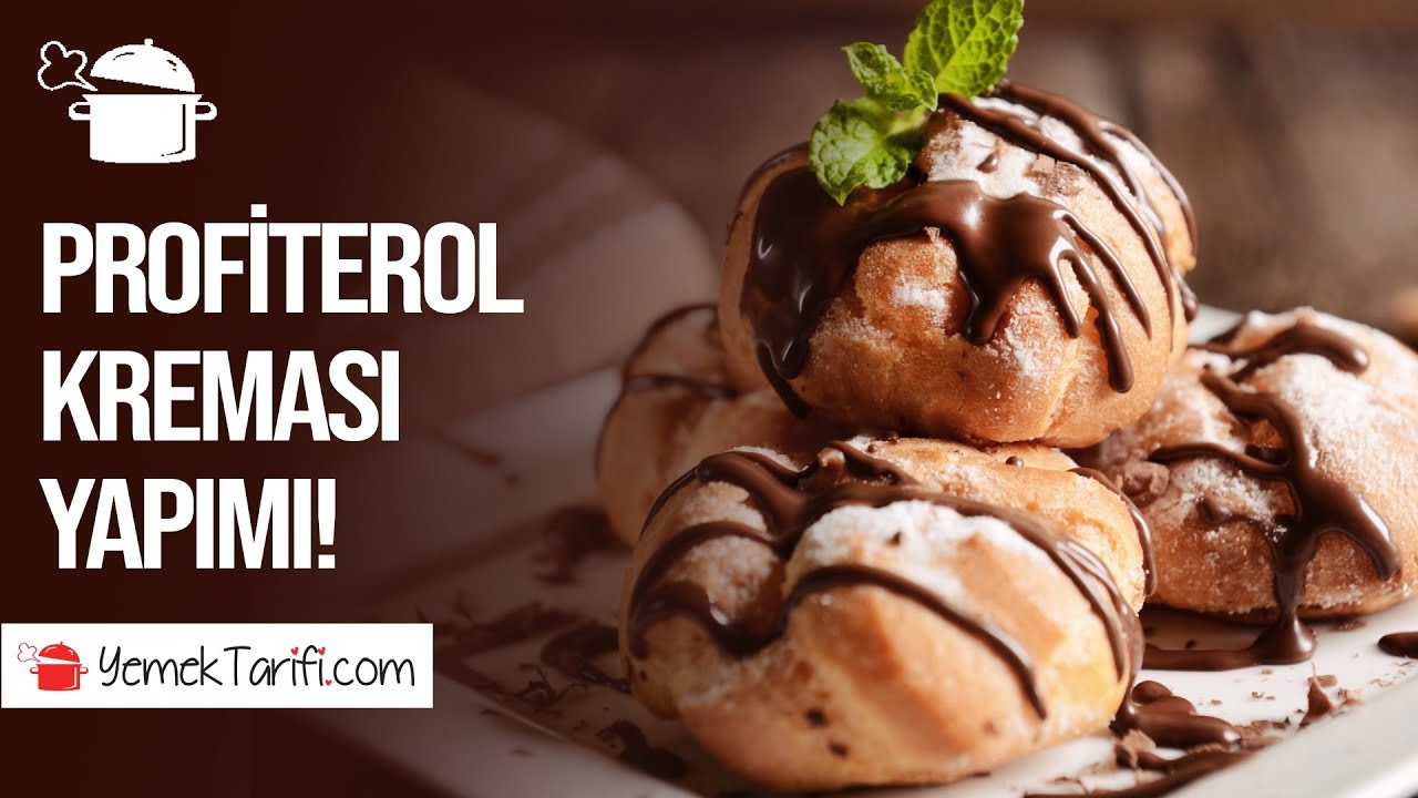 ORJİNAL PROFİTEROL KREMASI NASIL YAPILIR? P&Uuml;F NOKTALARI.. #tatlı #krema #profiterol #tarif #p&uuml;fnokta