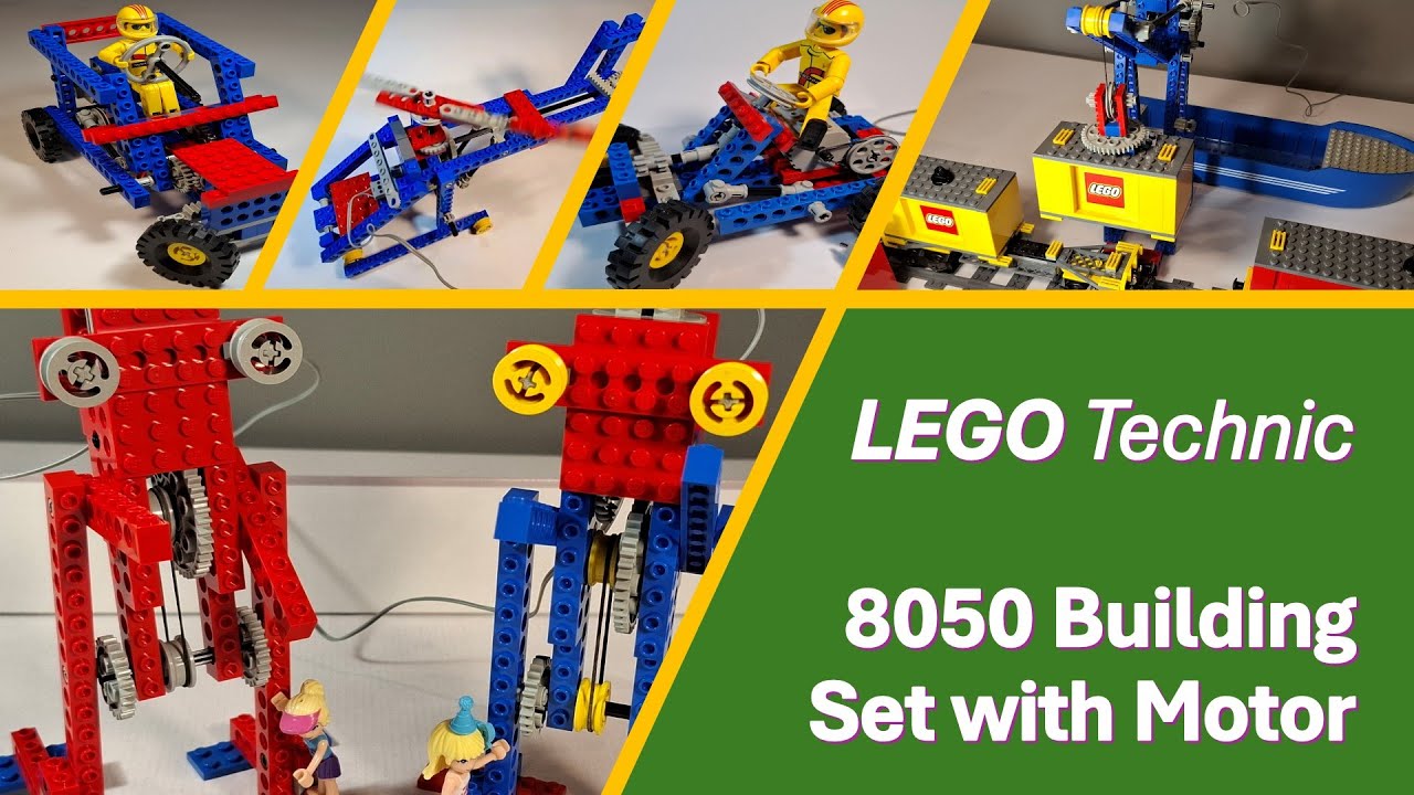 LEGO Technic 8050. UBS 2. Обзор самого первого набора с мотором.