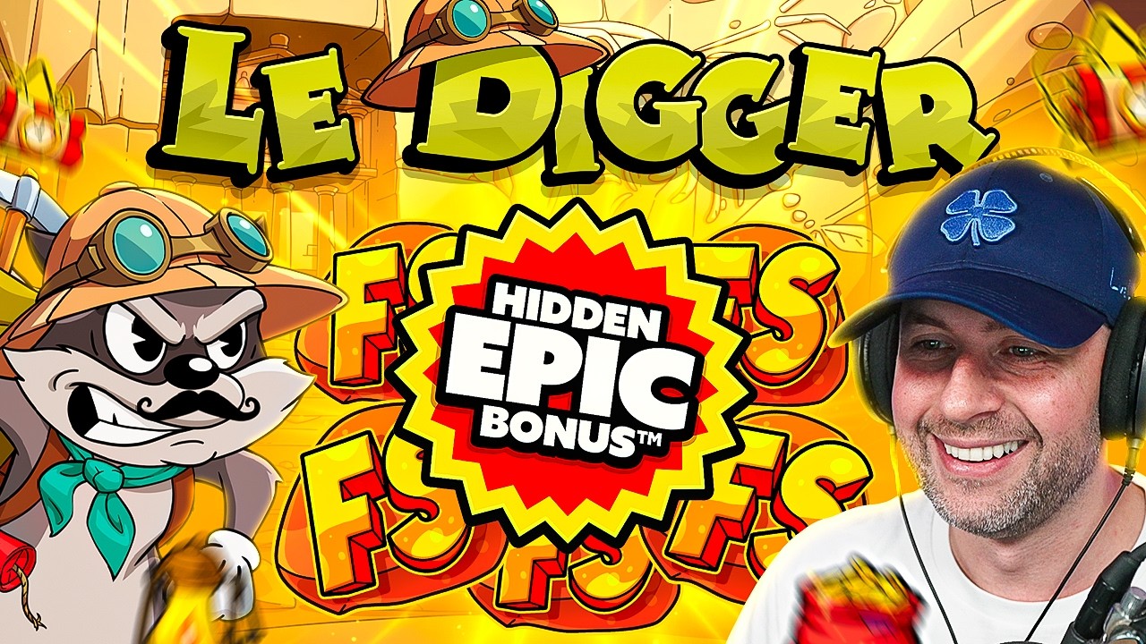WE TRIED the 5 SCATTER BONUS on LE DIGGER & THIS WAS THE OUTCOME!!