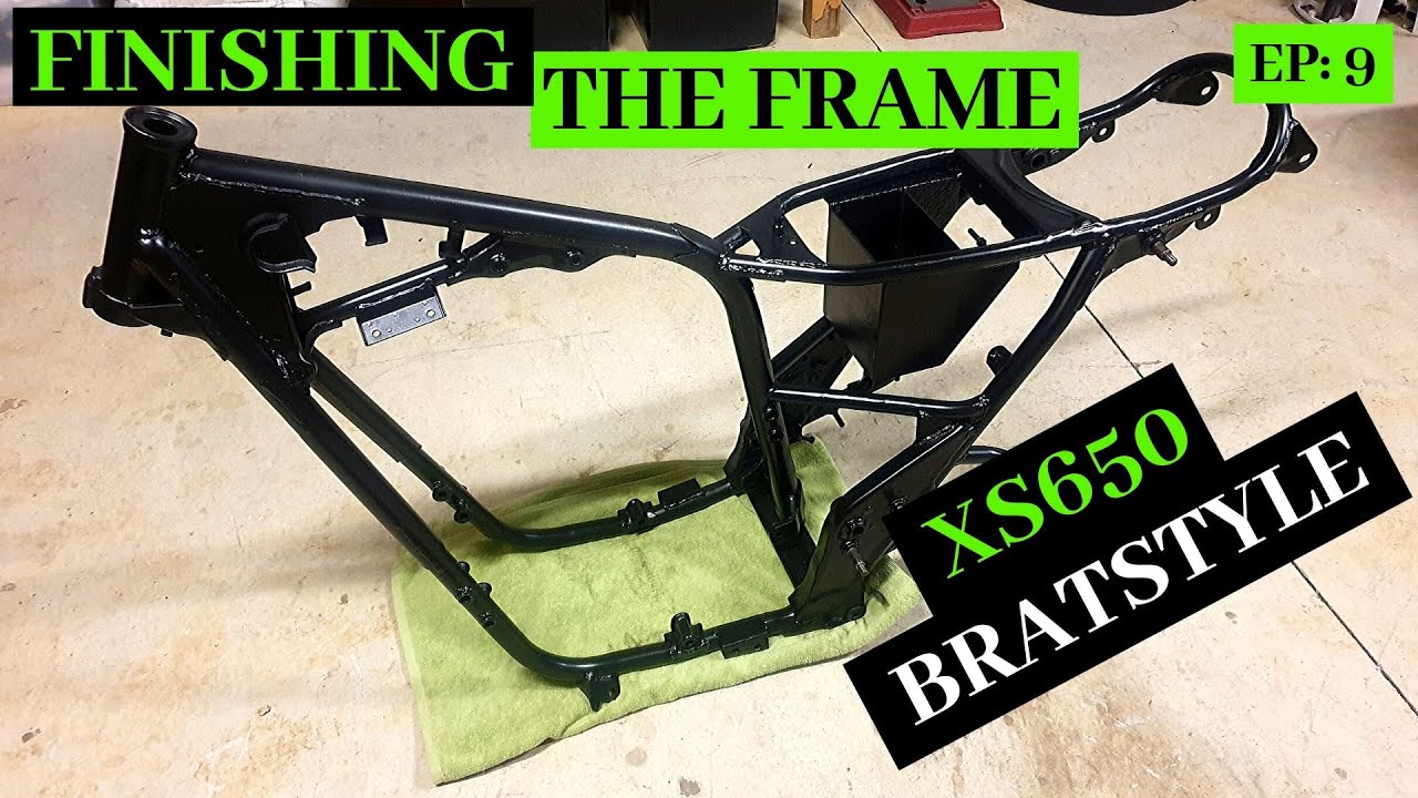 XS650 Brat Build Ep 9: Finishing the frame