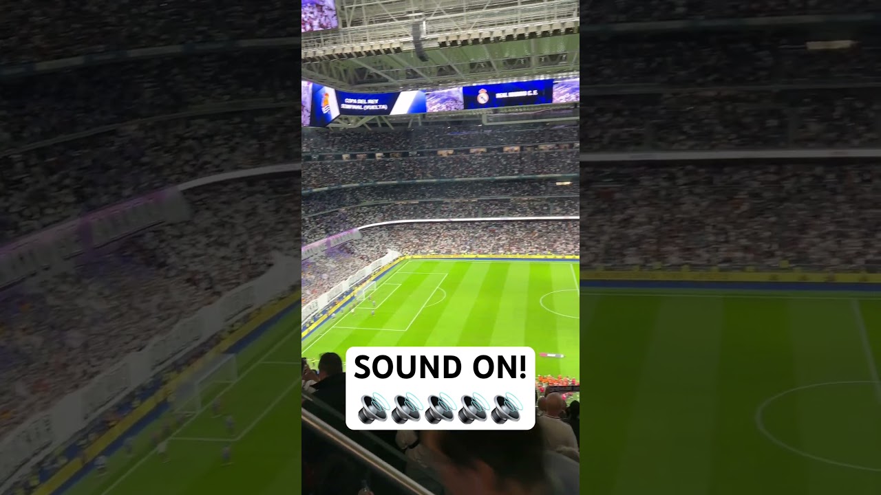 REAL MADRID HYMNE LIVE! #halamadrid #ynadamas #santiagobernabeu